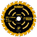 DeWalt DT10624 Extreme Framing Circular Saw Blade for Wood 165 x 20mm x 24T