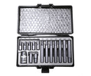 15pc 1/2 Inch Drive Metric Allen Socket Set  4-12mm