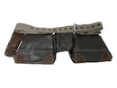Barra Brand Oil Tanned Double Leather & Nylon Tool / Nail Bag