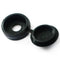 Screw Cover Cap Hinged Black 100 Per Bag