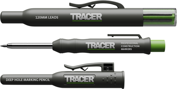 Tracer Deep Hole Construction Pencil & Lead Set with Holsters