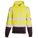 Supertouch Two Tone Hooded Sweatshirt Yellow