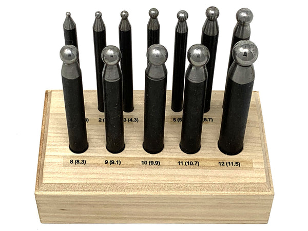 12pc Doming Punch Set