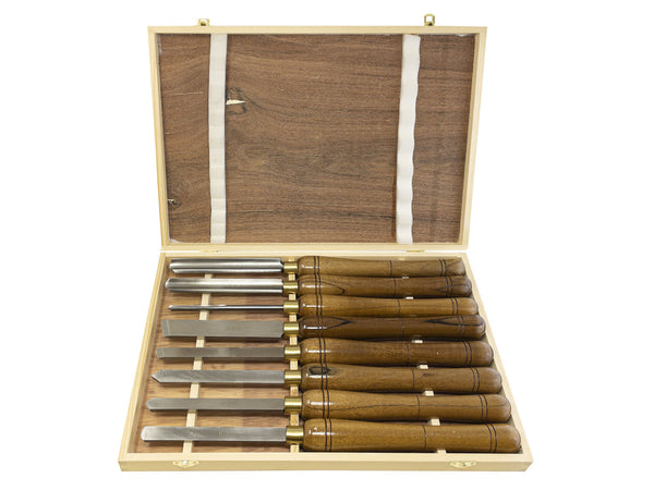 8pc HSS Wood Turning Chisel Set