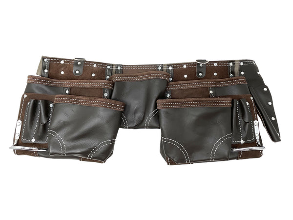 Barra Brand Oil Tanned Double Leather & Nylon Tool / Nail Bag