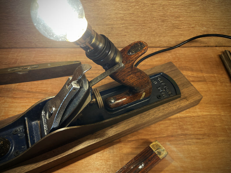 Handmade Vintage Record No. 5 Plane Lamp