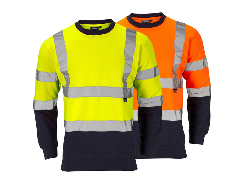 Supertouch Hi Visibility Two Tone Sweatshirt