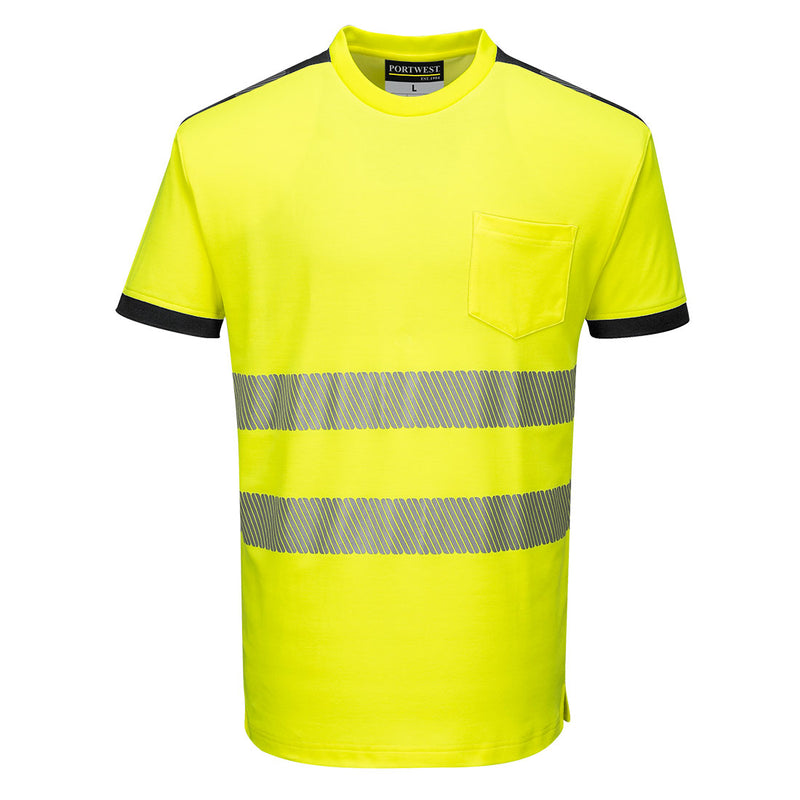 Portwest PW3 Hi-Vis Cotton Comfort T-Shirt