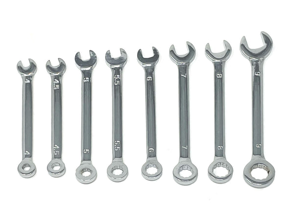 Toolzone 8pc Mini Combination Spanner Set