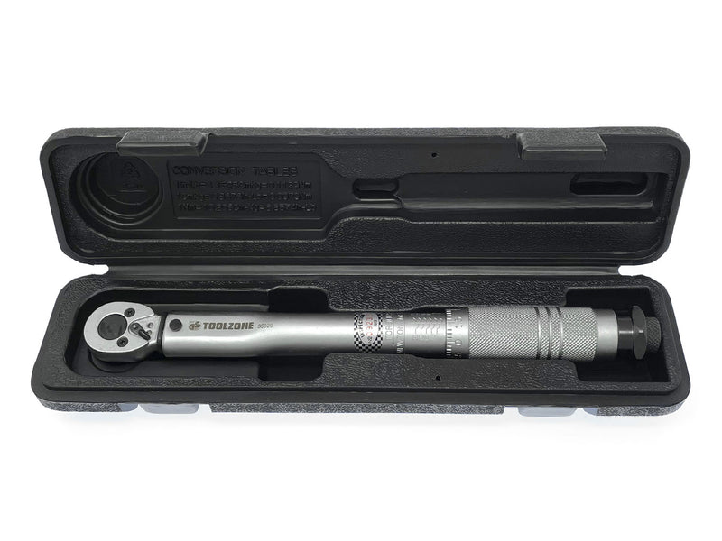 Toolzone 1/4" Drive Torque Wrench 5-25Nm