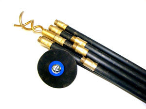 Drain Rod Set with Plunger & Worm