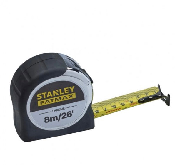 Stanley 8M/26FT FatMax Chrome Measuring Tape