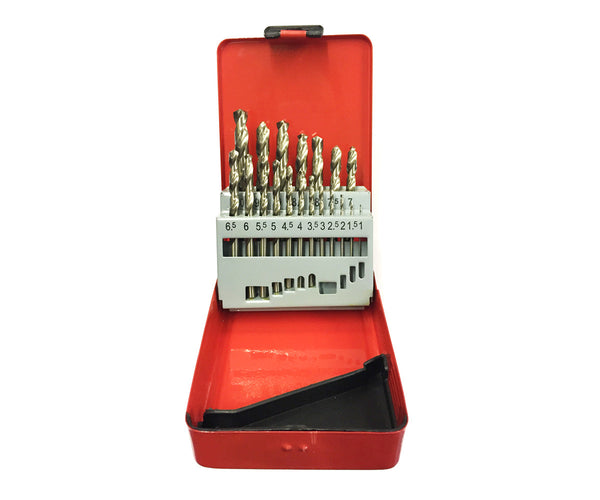 19pc HSS Drill Bit Set 1-10mm