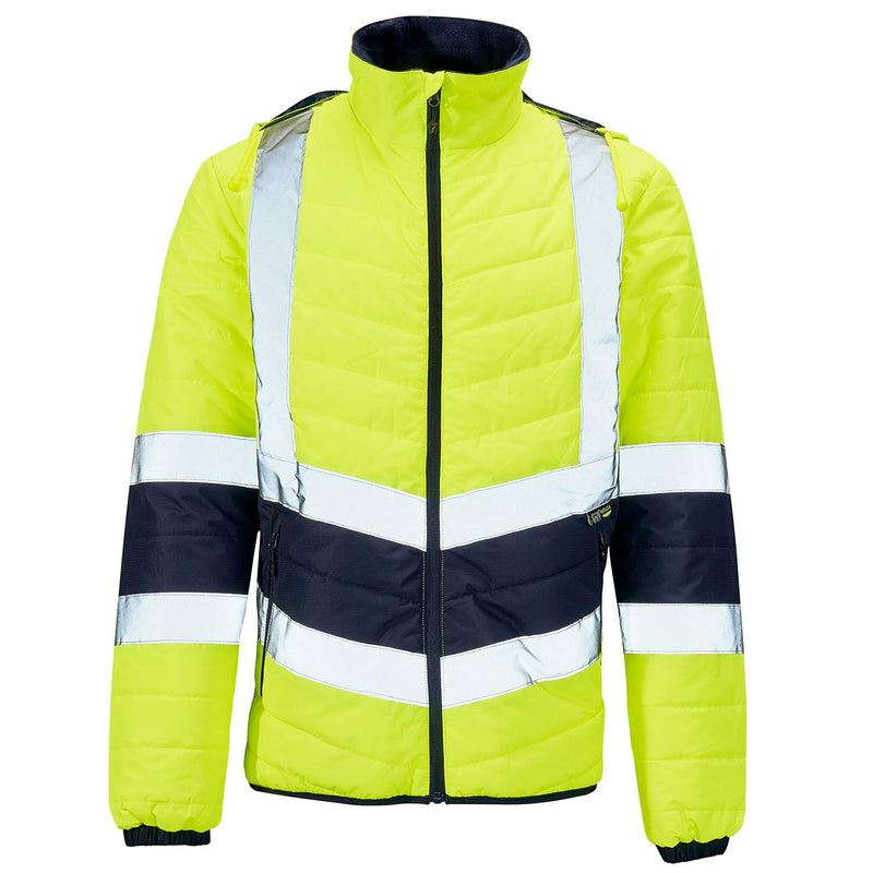 Supertouch Two Tone Puffer Jacket